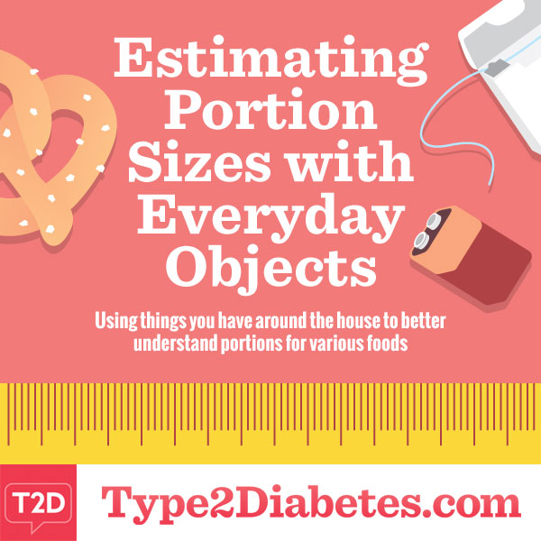 Estimating portion sizes with everyday objects